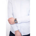 Fossil The Commuter Twist Black Dial Brown Leather Strap Watch for Men -  ME1165