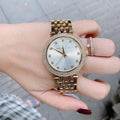 Michael Kors Darci Gold Dial Gold Stainless Steel Strap Watch for Women - MK3216