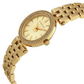 Michael Kors Darci Gold Dial with Diamonds Gold Steel Strap Watch for Women - MK3295