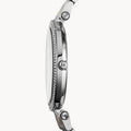 Michael Kors Darci Purple Dial Two Tone Steel Strap Watch for Women - MK3353