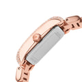 Michael Kors Emery Three-Hand Crystals Silver Dial Rose Gold Steel Strap Watch for Women - MK4641