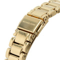 Michael Kors Pyper Three Hand White Dial Gold Steel Strap Watch For Women - MK4666