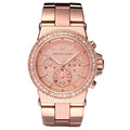 Michael Kors Dylan Rose Gold Rose Gold Steel Strap Watch for Women - MK5586