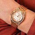 Michael Kors Blair Rose Gold Dial Rose Gold Steel Strap Watch for Women - MK5613