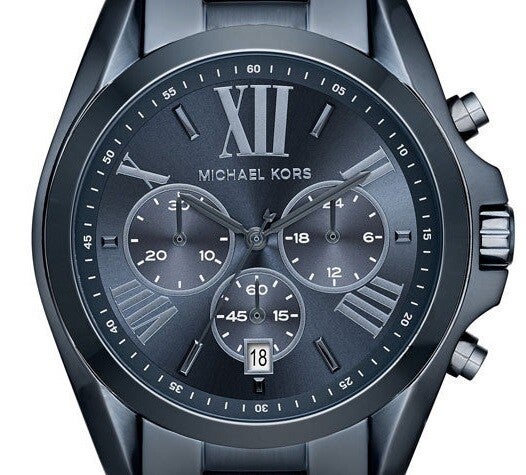 Michael Kors Bradshaw Blue Dial Blue Steel Strap Watch for Men - MK6248
