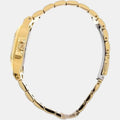 Michael Kors Lennox Three Hand Gold Dial Gold Steel Strap Watch For Women - MK7229