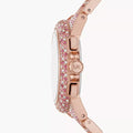 Michael Kors Camille Chronograph Mother of Pearl Dial Rose Gold Steel Strap Watch for Women - MK7272