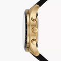 Michael Kors Berkley Chronograph Black Dial Black Rubber Strap  Watch for Men - MKO1038