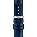 Tissot Carson Premium Blue Dial Blue Leather Strap Watch For Men - T122.410.16.043.00