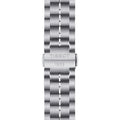 Tissot T Classic Luxury Powermatic 80 White Dial Silver Steel Strap Watch For Men - T086.408.11.016.00