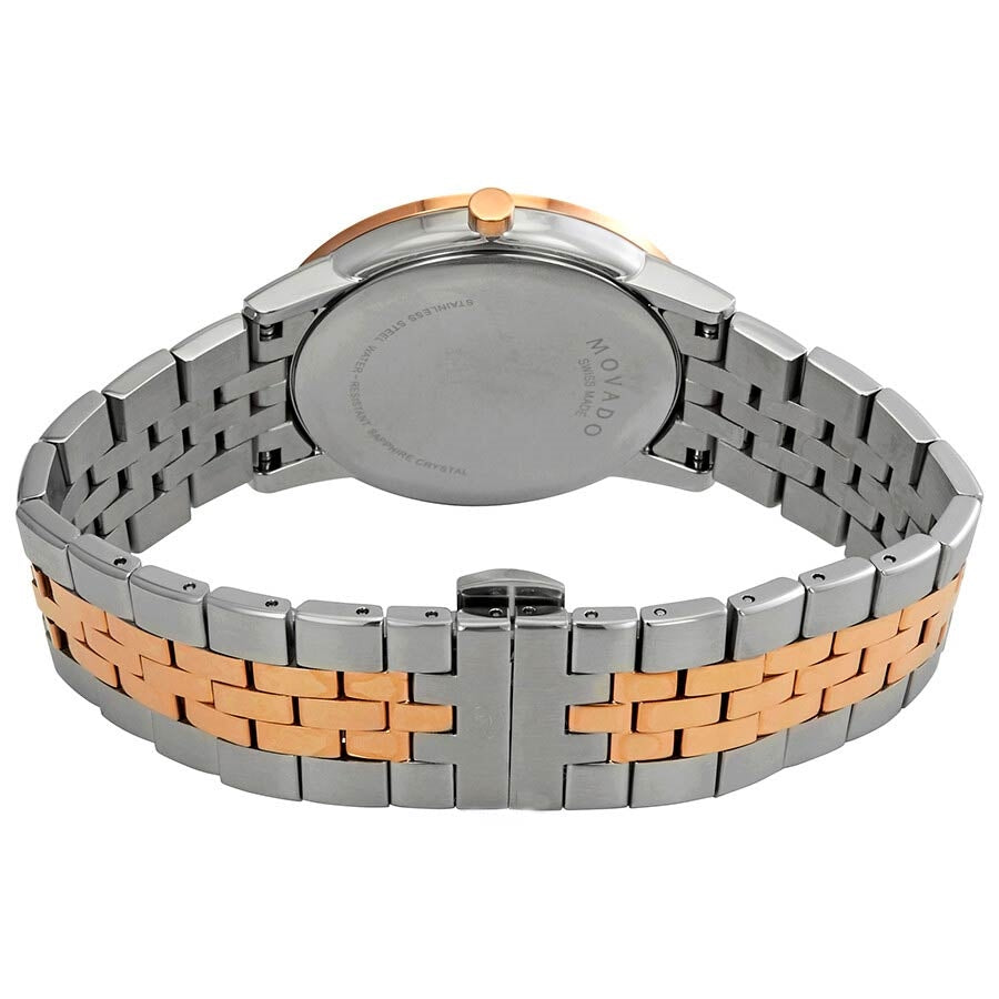 Movado Museum Classic Blue Dial Two Tone Steel Strap Watch for Men - 0607267