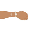 Daniel Wellington Quadro Studio White Dial Gold Stainless Steel Watch For Women - DW00100517