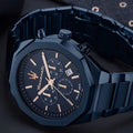 Maserati Stile Chronograph Blue Dial Blue Steel Strap Watch For Men - R8873642008