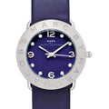 Marc Jacobs Marc Purple Dial Purple Leather Strap Watch for Women - MBM8530