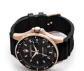 Maserati SFIDA Automatic Black Dial Black Rubber Strap Watch For Men - R8821140001