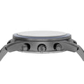 Michael Kors Accelerator Chronograph Blue Dial Grey Steel Strap Watch For Men - MK9111