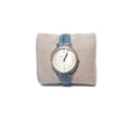 Michael Kors Cinthia Mother of Pearl Dial Blue Leather Strap Watch for Women - MK2661