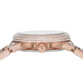 Michael Kors Camille Multifunction Crystals Rose Gold Dial Rose Gold Steel Strap Watch For Women - MK6997