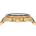 Michael Kors Everest Chronograph Black Dial Two Tone Steel Strap Watch For Men - MK8979