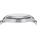 Michael Kors Lennox Three Hand Silver Dial Silver Steel Strap Watch For Women - MK7393