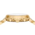 Michael Kors Maren Chronograph Gold Dial Gold Steel Strap Watch for Women - MK7493
