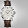 Longines Master Collection Automatic 40mm White Dial Brown Leather Strap Watch for Men - L2.793.4.77.3