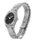 Omega Seamaster Aqua Terra Quartz Diamond Black Dial Silver Steel Strap Watch for Women - 220.10.28.60.51.001