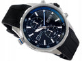Hugo Boss Globetrotter Black Dial Black Silicone Strap Watch for Men - 1513820