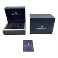 Maserati Epoca Chronograph Black Dial Black Mesh Strap Watch For Men - R8873618013