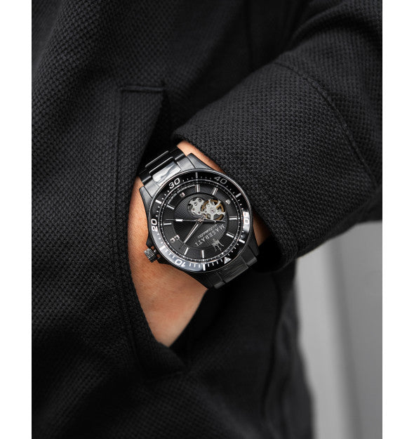 Maserati SFIDA Automatic Black Special Edition 44mm Watch For Men - R8823140005