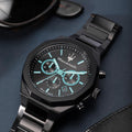 Maserati STILE Aqua Edition Black Dial Chronograph Watch For Men - R8873644001