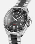 Tag Heuer Formula 1 Calibre 5 Anthracite Dial Two Tone Steel Strap Watch for Men - WAZ2011.BA0843