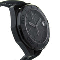 Tag Heuer Aquaracer Automatic Chronograph Special Edition Titanium Grey Dial Black Leather Strap Watch for Men - CAY218B.FC6370