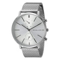 Michael Kors Jaryn Silver Dial Silver Mesh Bracelet Watch for Men - MK8541
