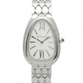Bvlgari Serpenti Seduttori Quartz White Dial Silver Steel Strap Watch for Women - SERPENTI103141