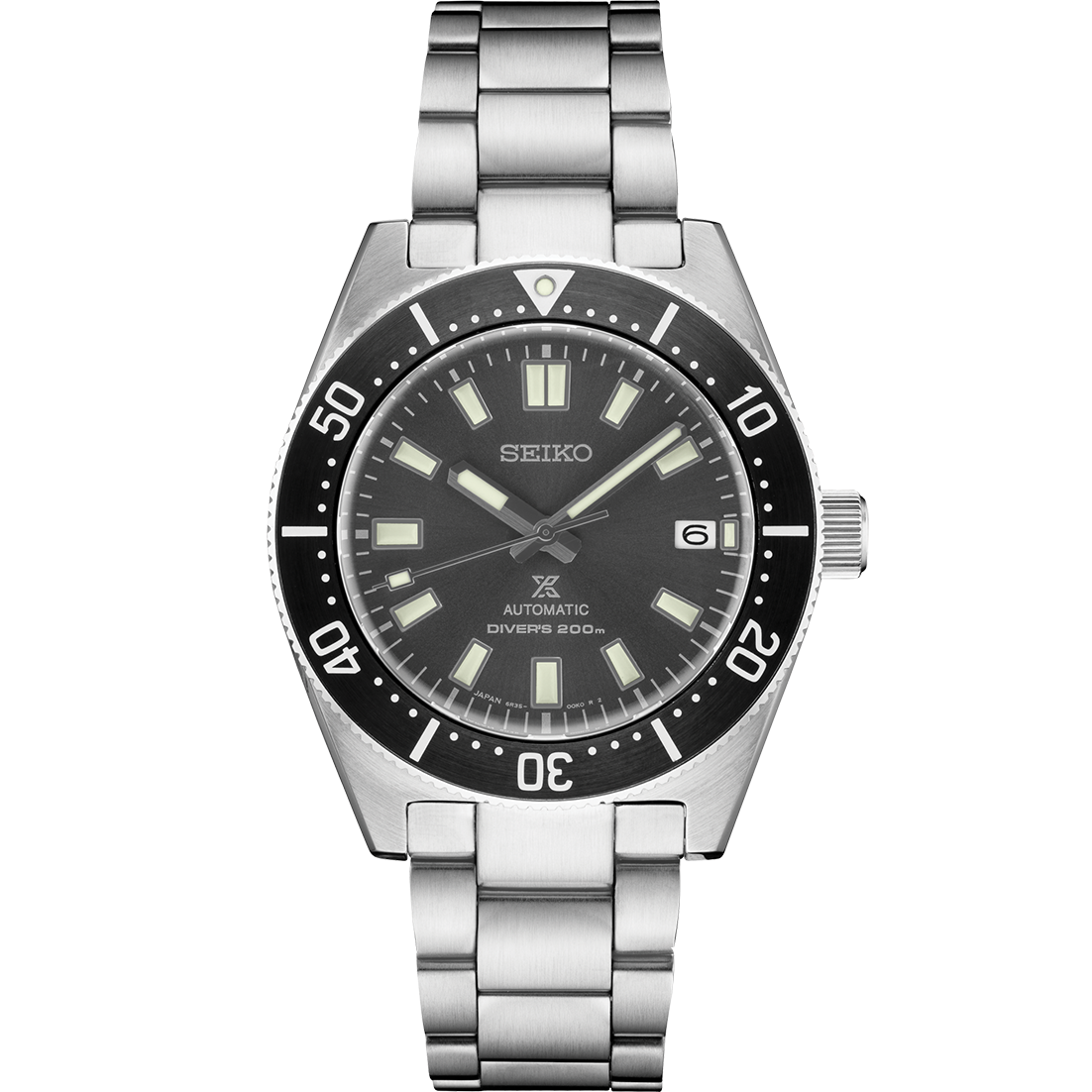 Seiko Prospex 55th Anniversary Edition Brown Dial Silver Steel Strap Watch For Men - SPB145J1