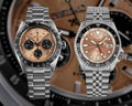 Seiko 5 Sports GMT Thong Sia Limited Edition Brown Dial Silver Steel Strap Watch for Men - SSK043K1