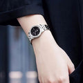 Tissot Le Locle Automatic Lady Black Dial Silver Steel Strap Watch For Women - T006.207.11.058.00