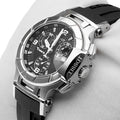 Tissot T Race Chronograph Black Dial Black Rubber Strap Watch for Women - T048.217.17.057.00