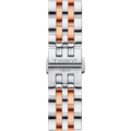 Tissot T Classic Tradition White Dial Two Tone Mesh Bracelet Watch For Men - T063.610.22.037.01