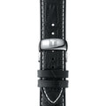 Tissot T Classic Tradition Chronograph Black Dial Black Leather Strap Watch For Men - T063.617.16.057.00
