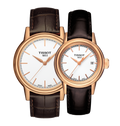 Tissot Carson Lady Steel Quartz Brown Leather Strap Watch For Women - T085.210.36.011.00
