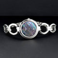 Tissot T Lady Flamingo Mother of Pearl Blue Dial Silver Steel Strap Watch for Women - T094.210.11.126.00