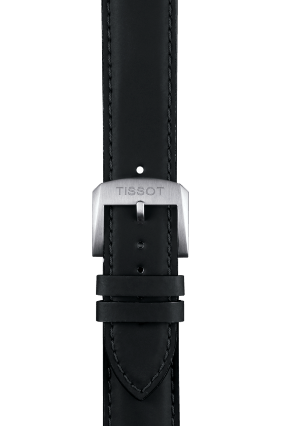 Tissot T Sport Quickster Chronograph Black Dial Black Rubber Strap Watch For Men - T095.417.36.057.01