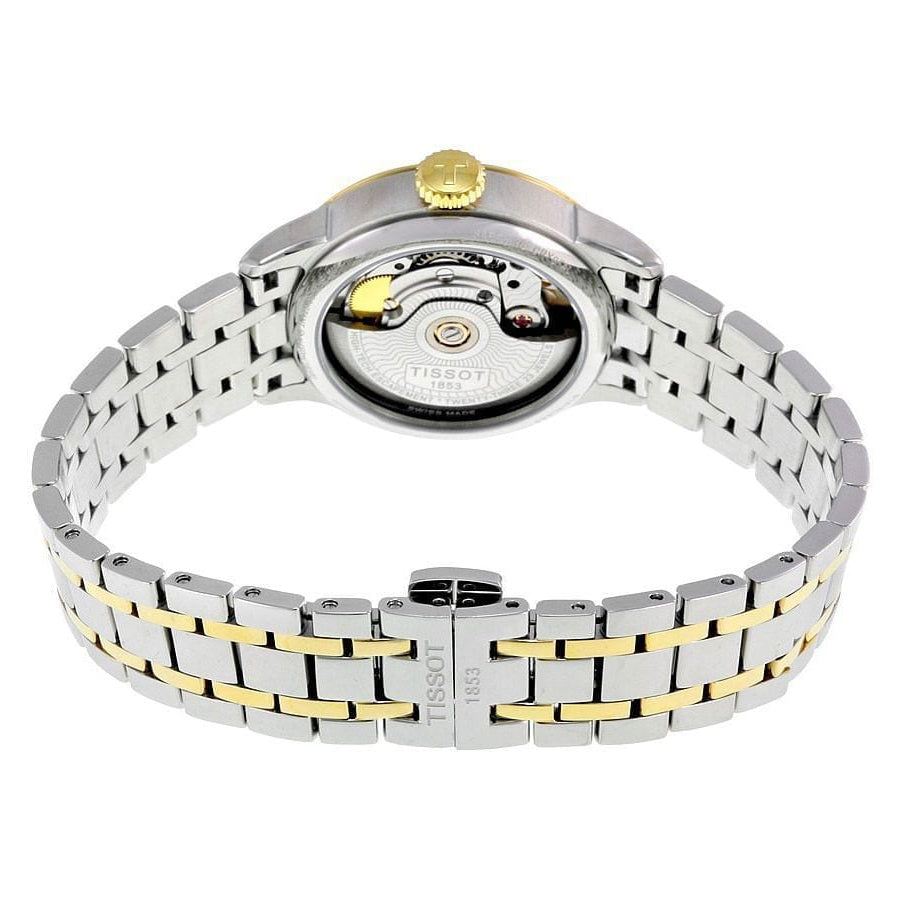 Tissot Chemin Des Tourelles Powermatic 80 Lady Silver Dial Two Tone Steel Strap Watch For Women - T099.207.22.037.00