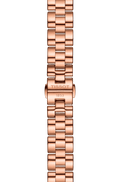 Tissot T Lady Flamingo Mother of Pearl Dial Rose Gold Steel Strap Watch For Women - T094.210.33.116.02