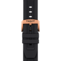 Tissot T Race Chronograph Black Dial Black Silicone Strap Watch For Men - T115.417.37.051.00