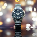 Tissot Seastar 1000 Lady Black Dial Silver Steel Strap Watch for Women - T120.210.11.051.00