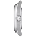 Tissot Gentleman Powermatic 80 Silicium Ice Blue Silver Steel Strap Watch For Men - T127.407.11.351.00
