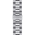Tissot Gentleman Powermatic 80 Silicium Ice Blue Silver Steel Strap Watch For Men - T127.407.11.351.00